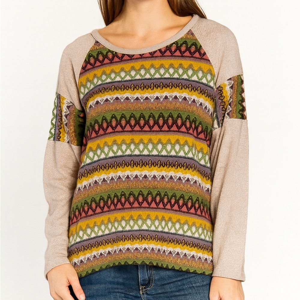 Filly‎ Flair long sleeved Sweater, Size L